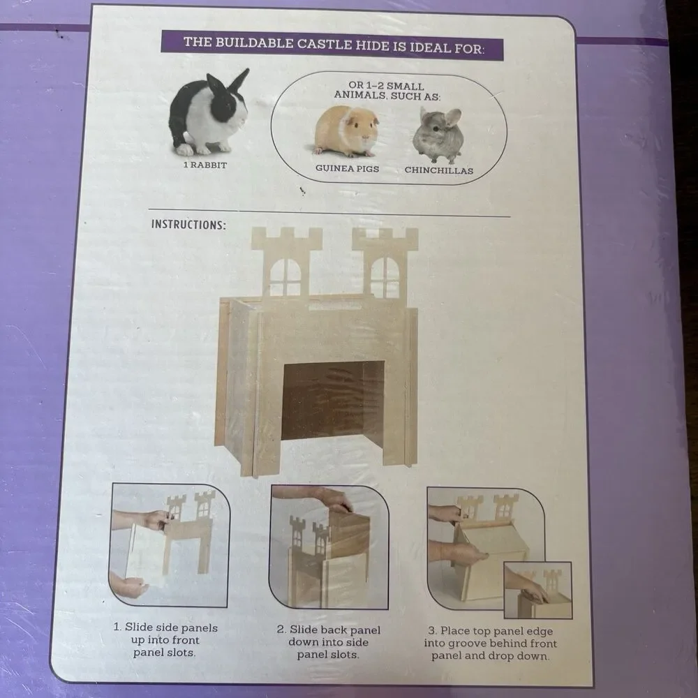 Habitat Hideout Castle Hide Medium Rabbits Guinea Pigs Other Small Animals